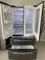 28 cu ft. Smart InstaView Door-in-Door Double Freezer Refrigerator with Craft Ice - Image 3