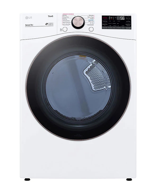 DLEX4000W 7.4 cu. ft. Ultra Large Capacity Smart wi-fi Enabled Front Load Electric Dryer with TurboSteam and Built-In Intelligence - Image 1