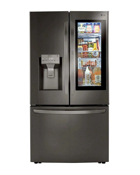 LRFVC2406D-11 (1) 24 cu. ft. Smart wi-fi Enabled InstaView Door-in-Door Counter-Depth Refrigerator with Craft Ice Maker - Image 1