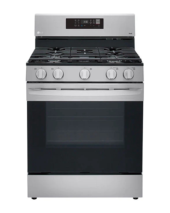 LRGL5823S LG 5.8 cu ft. Smart Wi-Fi Enabled Fan Convection Gas Range with Air Fry & EasyClean? - Image 1